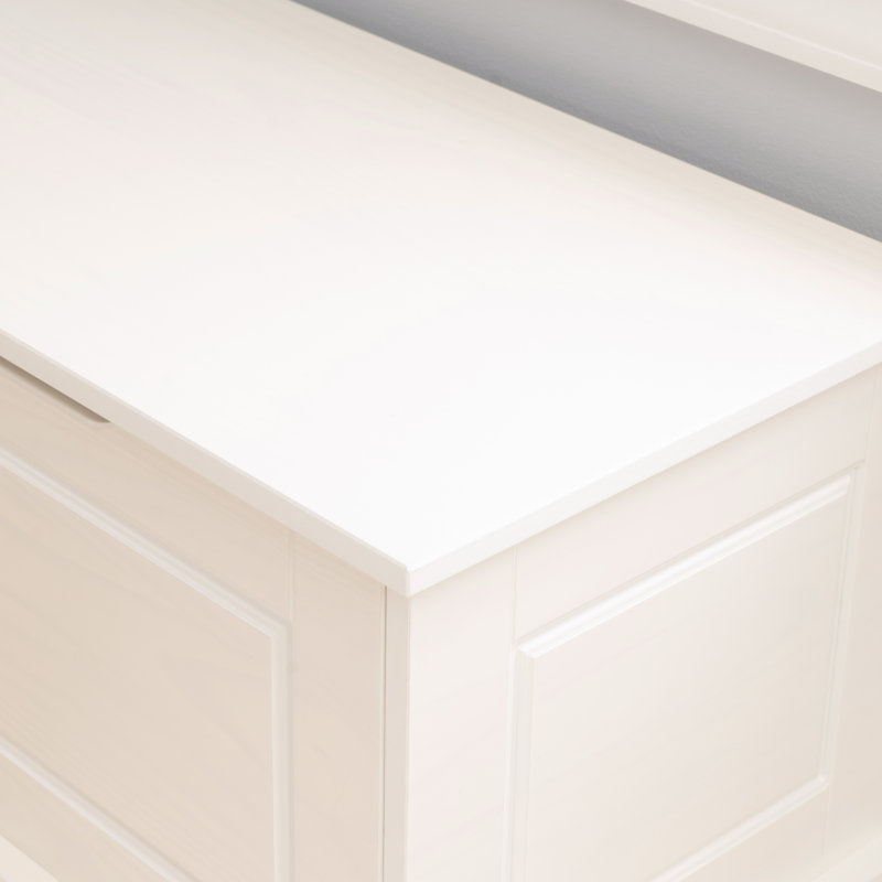 Tobin Solid Wood Corner Breakfast Nook Bench with Storage