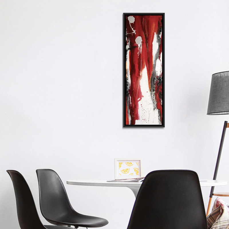 «Tango III», reproduction d'impression sur toile tendue, H 36 po x l 12 po x P 1,5 po, Toile avec cadre noir