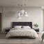 Lit plateforme en bois massif Terrance King-1481386861