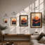 Desert Under Stars Vintage - Print-1486293861-1486293860