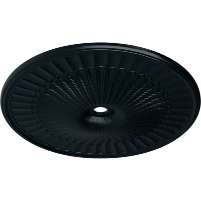 Médaillon de plafond Endurathane Delfina, DE 40 po x P 1 7/8 po, fini nuage éclaté peint à la main