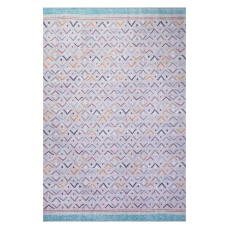 Premium 100% Polyester Area Rug, 6.9 x 10.2 ft | 1850 g/m², 0.2 in Pile Height | Recycled Poly Cotton Underside | Machine Washable at 30°C | Soft, Durable, Eco-Friendly Design for Modern Living Spaces