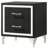 Malcolm Black 2-Drawer Nightstand Bedside Table