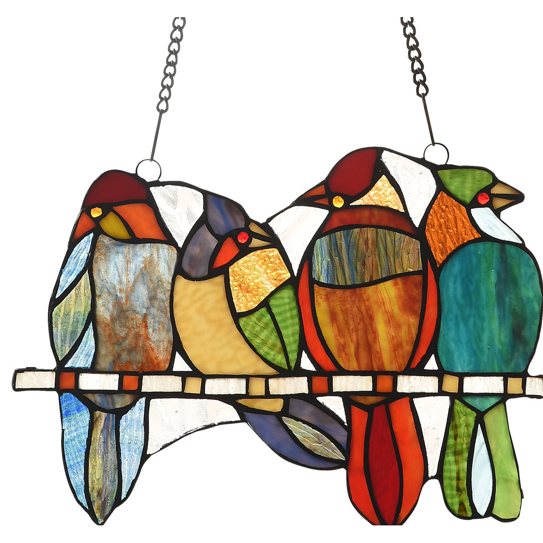 Birds Window Panel August Grove®