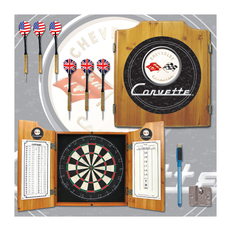 Armoire dart en noir corvette