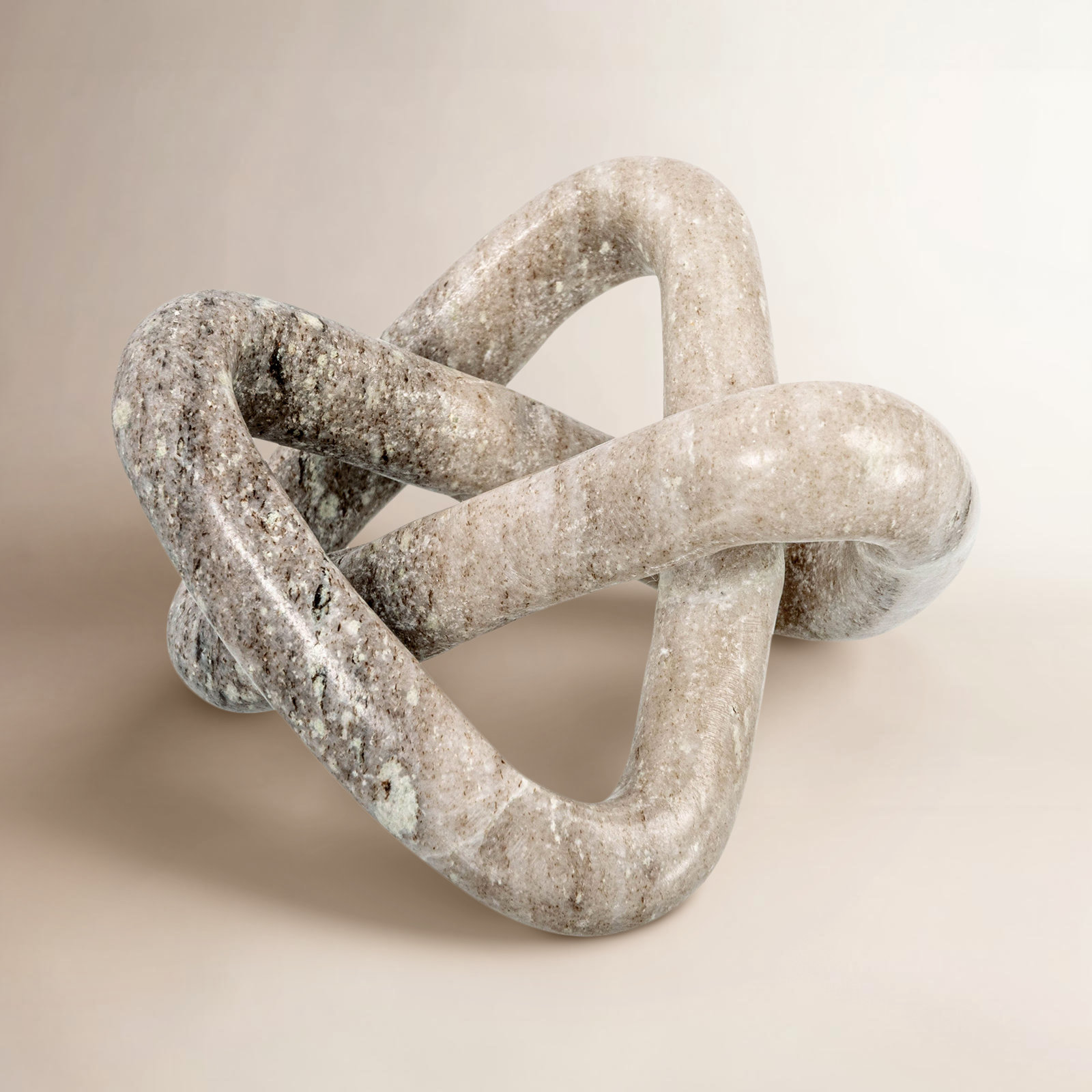 Dunaway Genuine Marble Sculpture, Beige