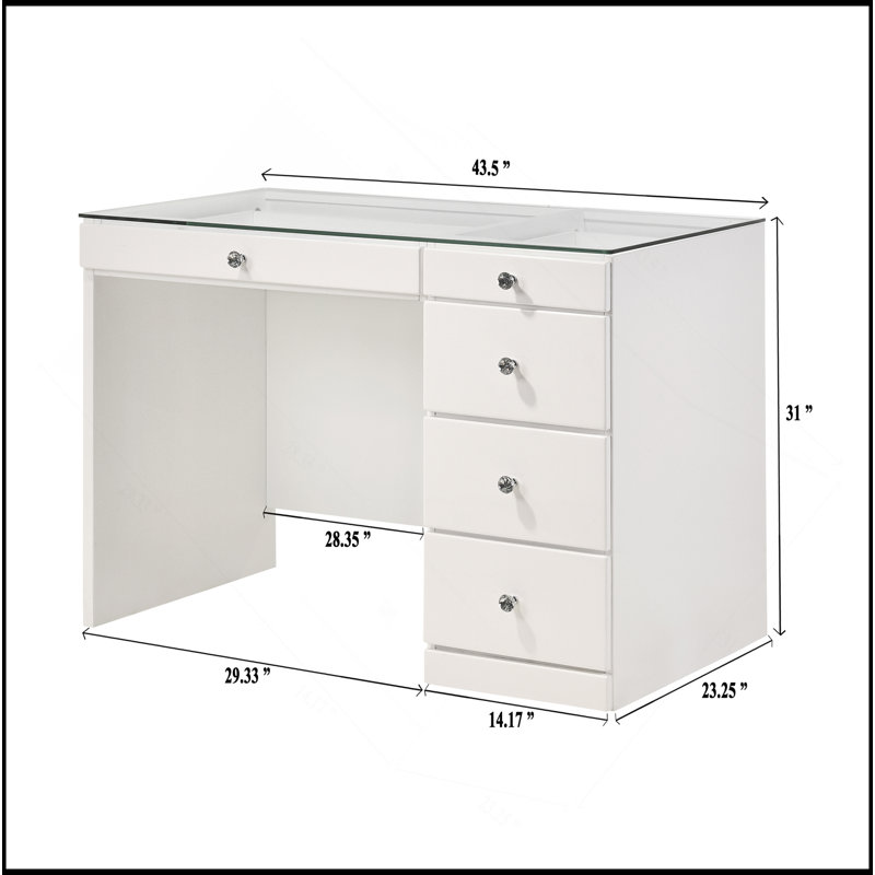 Meuble-lavabo 1 pièce 1 pièce Glam, Blanc