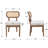 Rattan Dining Chairs Farmhouse Dining Room Chairs Wooden Kitchen Chairs Side Chairs With Cane Backrests-253111736