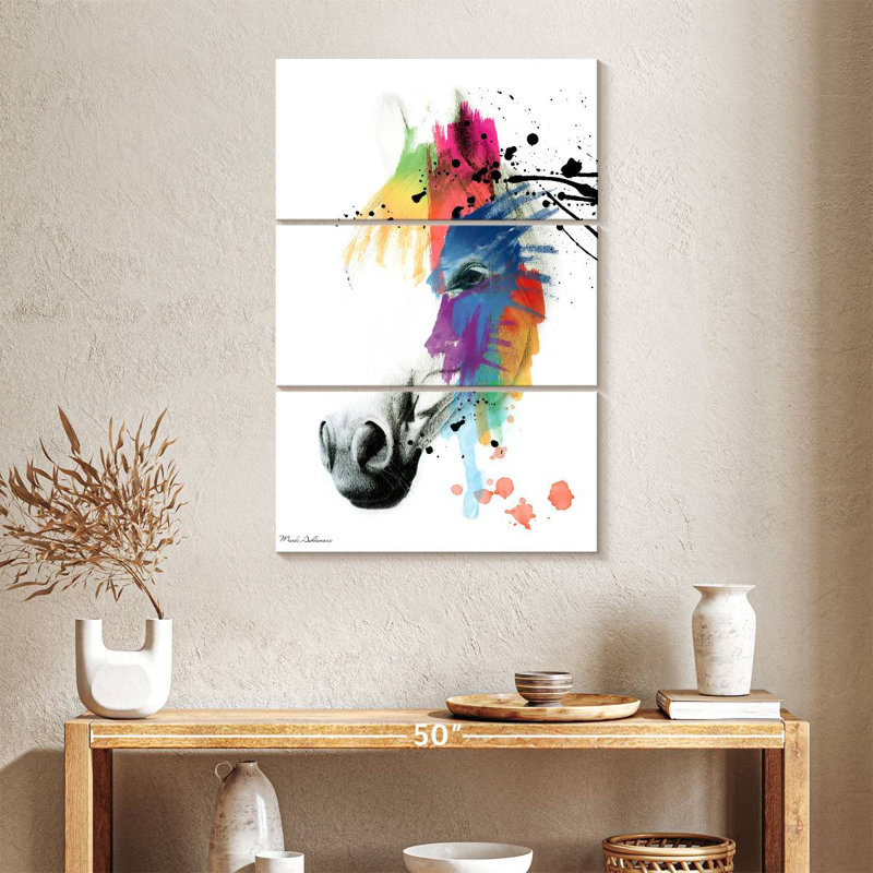 Brampt Horse Portrait Abstract, 38" H x 24" W