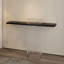 Console moderne en bois massif noir-519605968