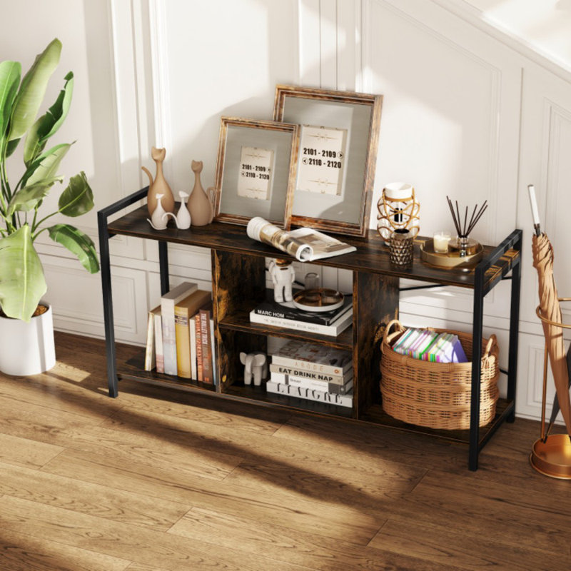 TV Stand for 55 Inch TVs Industrial Entertainment Center