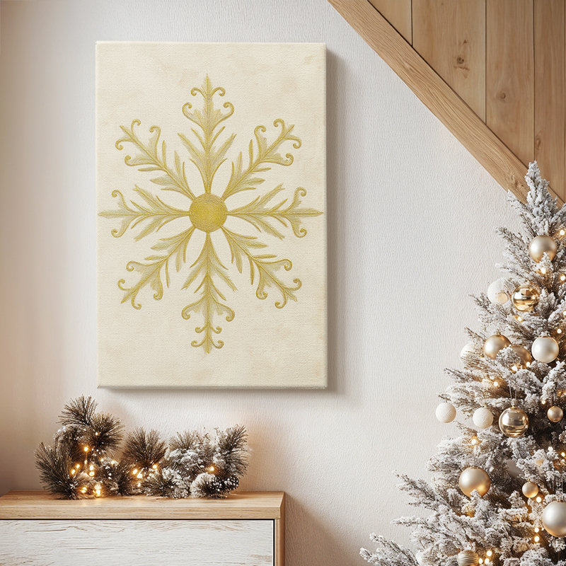Toile tendue Tinsel-Gold, H 18 po x l 12 po