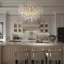 Lustre en cristal chromé 12 lumières Modern-1047968059-1047968056