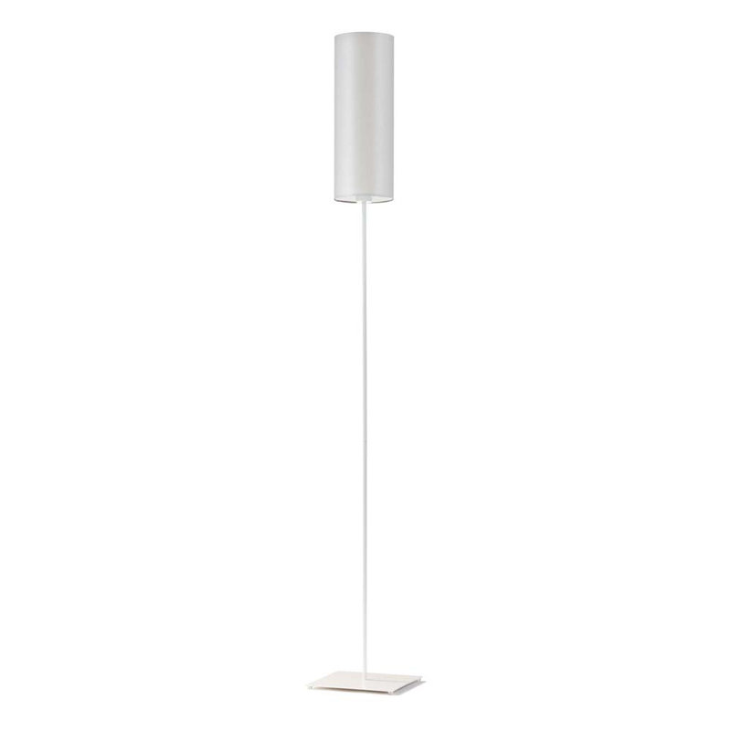 Florencja 165cm Traditional Floor Lamp, Light Grey, White