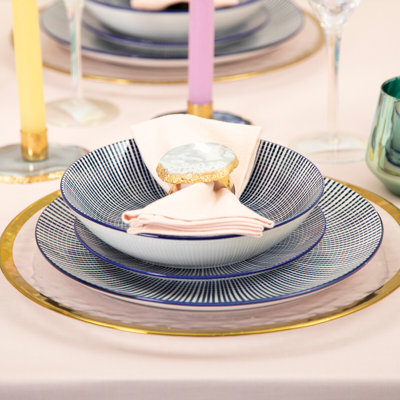 Bellicent  Piece Stoneware Dinnerware Set - Service for 4