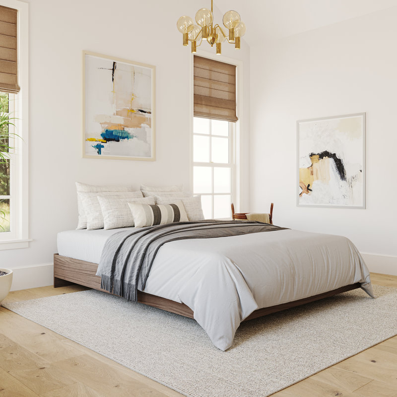 Base de lit plateforme, Brun