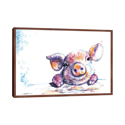 This Little Piggy by BebesArts - Painting on Canvas