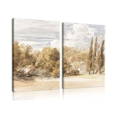 2 Piece Wrapped Canvas Print