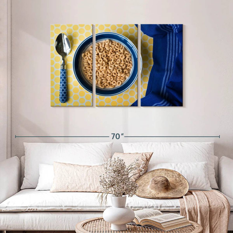 Milky Cereal For Breakfast, 28" H x 45" W