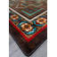 Tapis brun / turquoise Southwestern-833692108