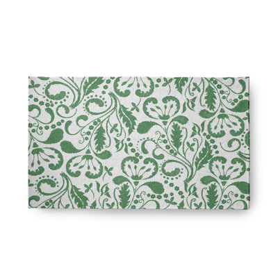 Chenille Floral Indoor Rug