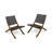 HUNTSVILLE FOLDABLE CHAIR SET OF 2