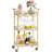 Bar Cart, Home Bar Serving Cart, Small Bar Cart with 3-Tier Shelf