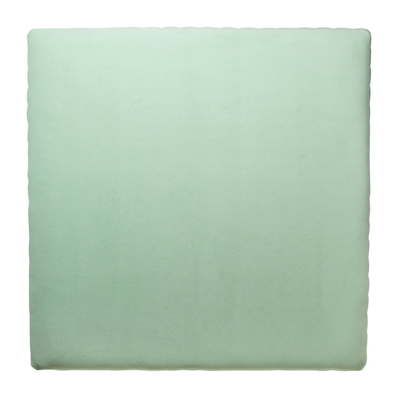 Repose-pieds en tissu Dinuk, Vert