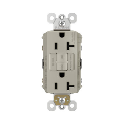 Legrand Radiant 20 Amp Tamper-resistant Simplex Gfci Receptacle Outlet