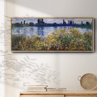 " Seine Shores At Vétheuil By Monet "