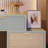 39.38-Inch Modern Dressing Table, Solid Wood Vanity Table With 5 Drawers For Large-Capacity Storage, Bedroom-Specific Dressing Cabinet, Mint Green.