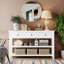 Console rétro avec deux tablettes ouvertes, table de couloir-1541785184-1541785185