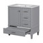 Ensemble de meuble-lavabo moderne avec lavabo 30 po, meuble-lavabo moderne avec porte à fermeture douce et 3 tiroirs, structure en bois massif-1520076362-1520076368