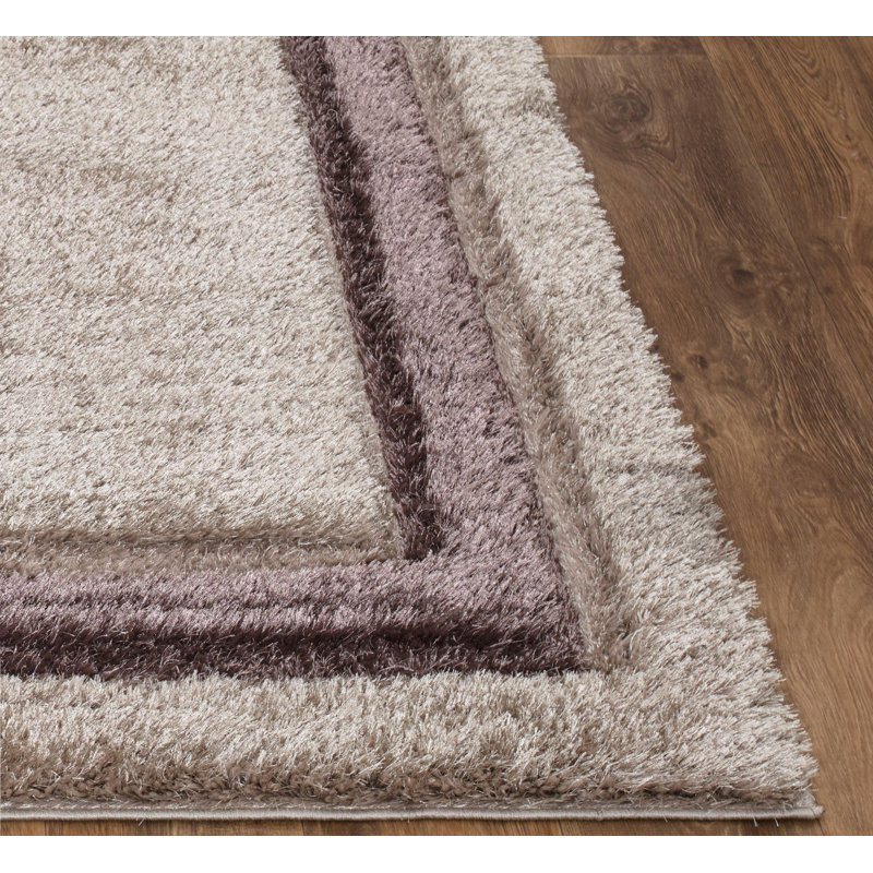 Trani Extra Large Thick Brown Shaggy Rugs Soft Area Carpet Living Room Bedroom Hallway Runner, Rectangle 80 x 150cm