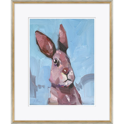 Cashmere Rabbit Painting by Dana Gibson