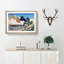 Mt. Fuji from the Minobu River by Katsushika Hokusai - Picture Frame Painting Print-55581098-55581097