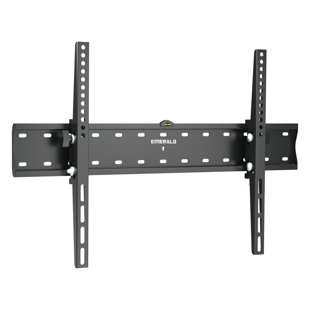 Support pour téléviseur inclinable noir ProMount pour écrans de 37 po à 85 po, peut supporter jusqu'à 88 lb.