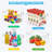 Set of 8 Clear Plastic Storage Bins, 4 Large and 4 Small Stackable Storage Containers