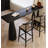 Wabi-Sabi Style Solid Wood Rectangular Bar Table-126609070