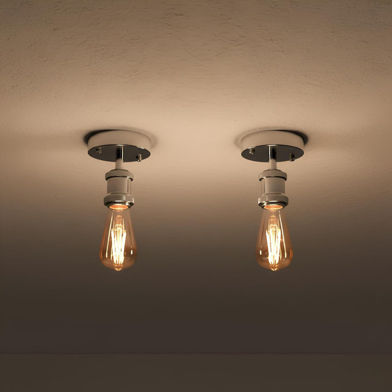 Semi Flush Mount, Chrome