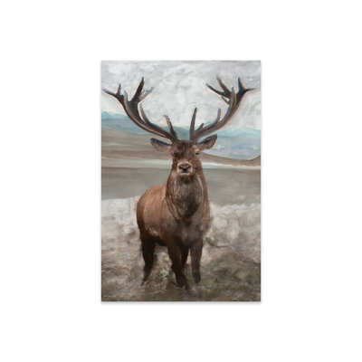 «Grand Elk I» par Stellar Design Studio, impression sans cadre