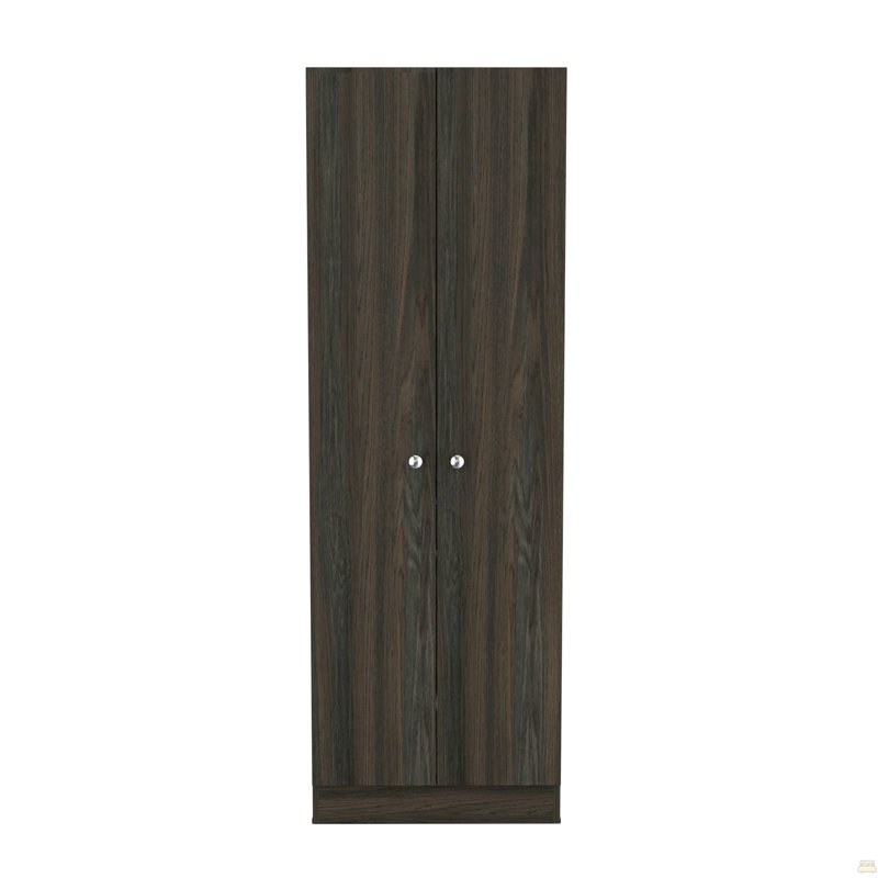 Rectangle 2-Door Storage Tall Cabinet Carbon