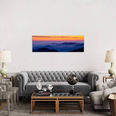 Rising Mist #3 1 Piece Panoramic Wall Art on Canvas
