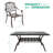6 - Person Patio Dining Set with Rectangular Table