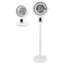 3D Oscillating Pedestal Standing Fan, Height Adjustable Powerful Air Circulation Fan, 12H Timer Remote Control Quiet Cooling Fan for Whole House Indoor Ventilation