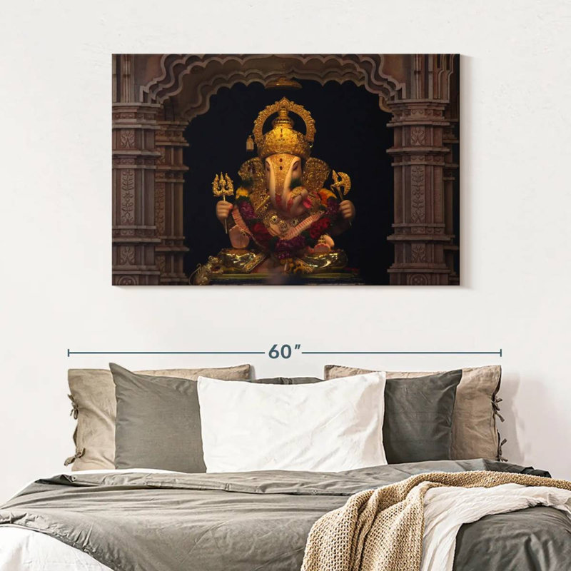 Ganesh Statue, 32" H x 48" W