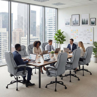 Azteca Ergonomic Executive Chair with Footrest