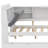 Platform Bed With Trundle, Shelves And Storage Headboard-69266812-69266813