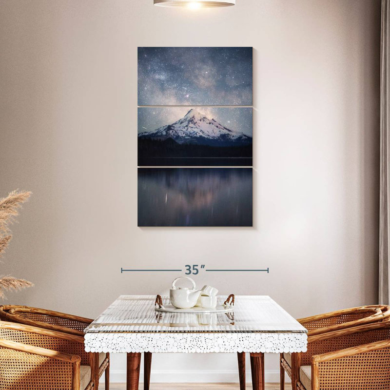 Oberle Starlit Sky Over Lost Lake, 45" H x 28" W