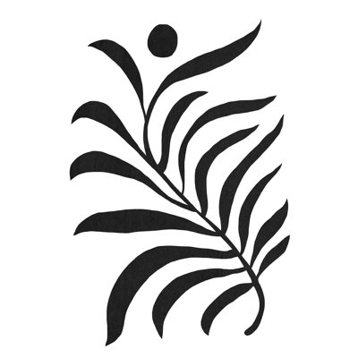«Matisse Fern I» par Jacob Green - reproduction d'art sur toile tendue